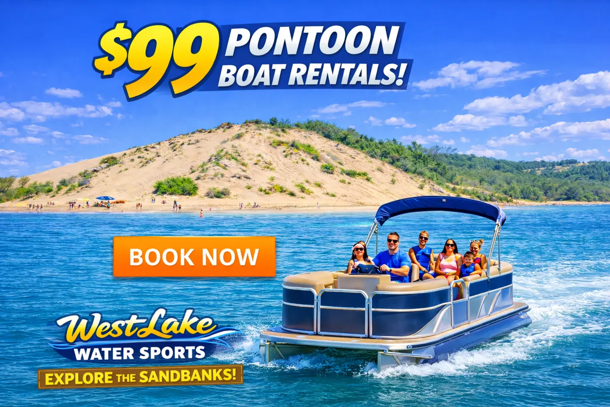 pontoon boat rentals prince edward county sandbanks